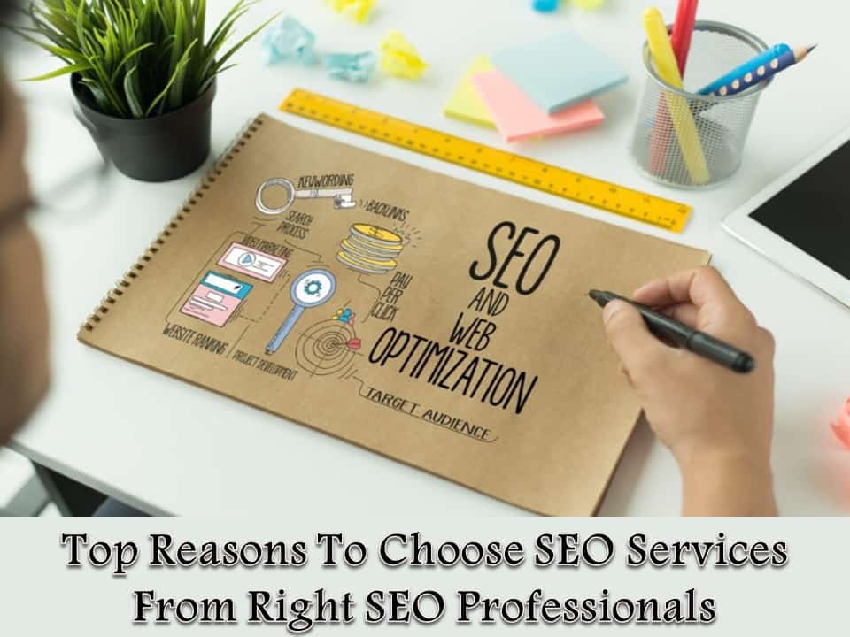 Top Reasons To Choose SEO Services From Right SEO Professionals