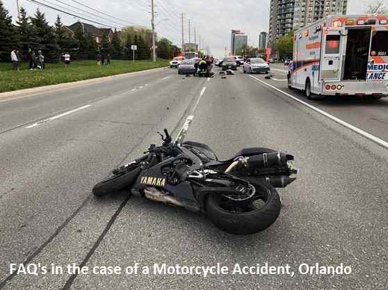 FAQ's in the case of a Motorcycle Accident, Orlando