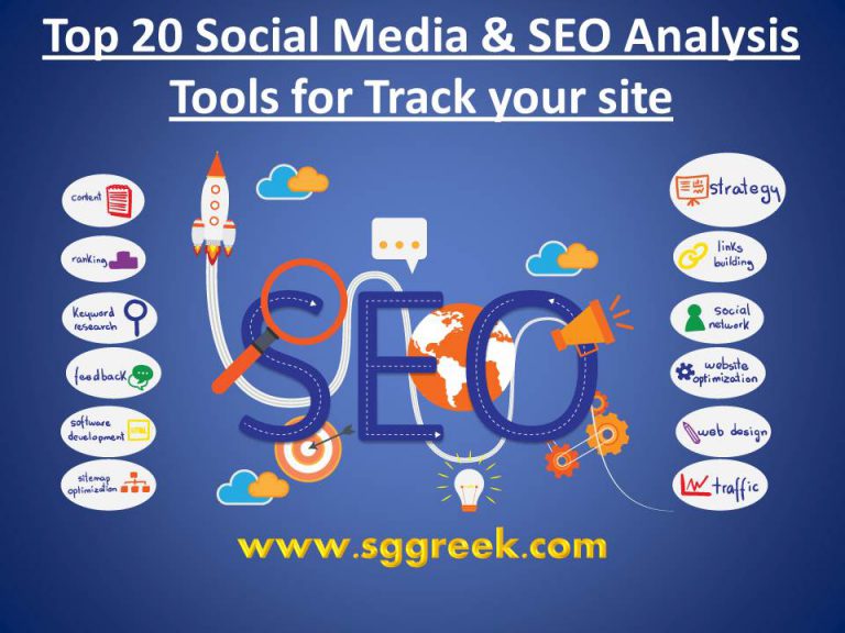 Top 20 Social Media Optimization Tool to Track Traffic SEO Analysis Tools