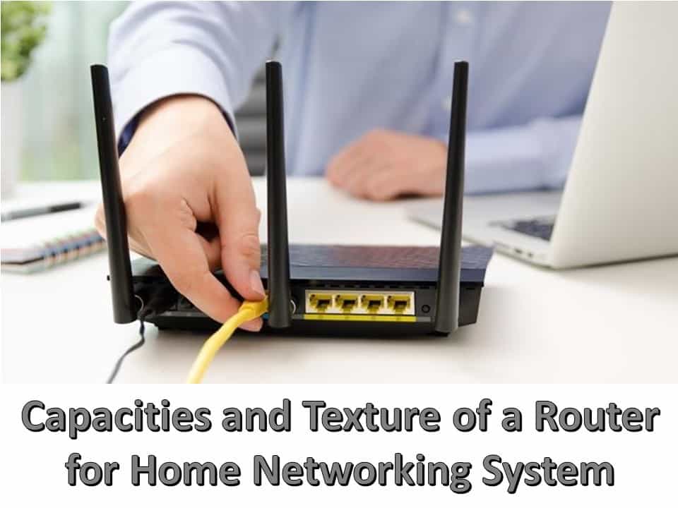 Capacities and Texture of a Router for Home Networking System